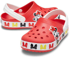 Clogs | Girls Crocs Kids' Crocs Fun Lab Disney Minnie Mouse Band Clog Flame