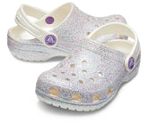 Clogs | Girls Crocs Kids’ Classic Glitter Clog Oyster