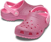 Clogs | Girls Crocs Kids’ Classic Glitter Clog Pink Lemonade