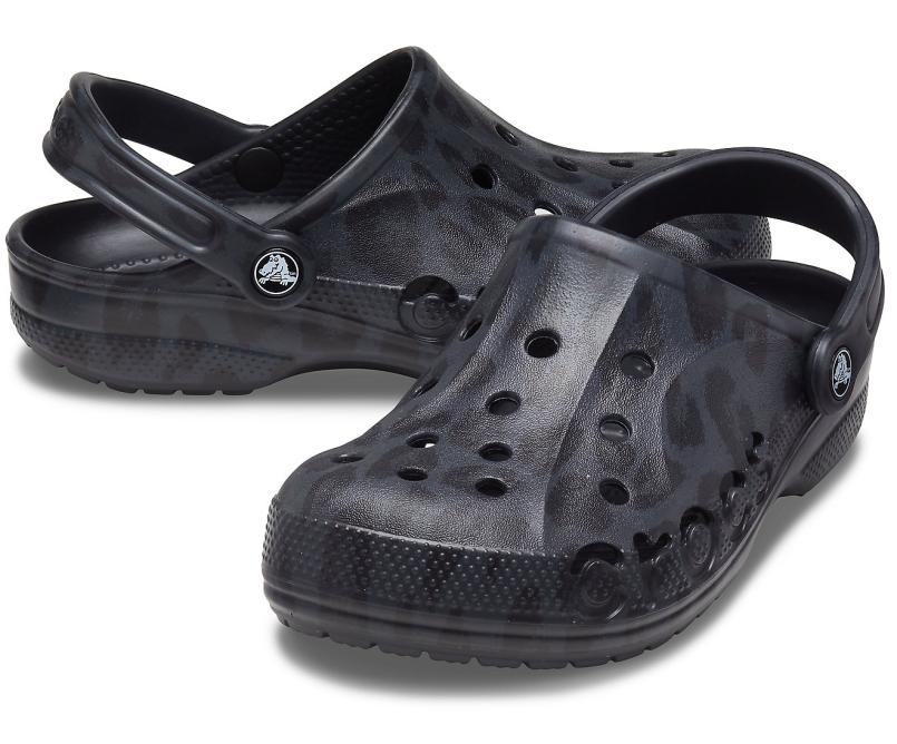 Clogs | Women/Men Crocs Baya Seasonal Printed Clog Leopard / Black
