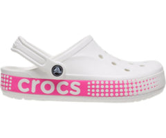 Clogs | Women/Men Crocs Bayaband Logo Motion Clog White
