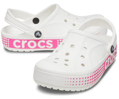 Clogs | Women/Men Crocs Bayaband Logo Motion Clog White