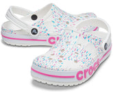 Clogs | Women/Men Crocs Bayaband Seasonal Printed Clog White / Multi