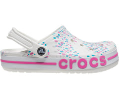 Clogs | Women/Men Crocs Bayaband Seasonal Printed Clog White / Multi