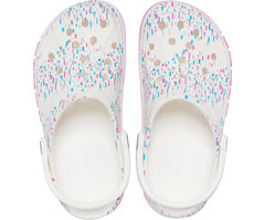 Clogs | Women/Men Crocs Bayaband Seasonal Printed Clog White / Multi