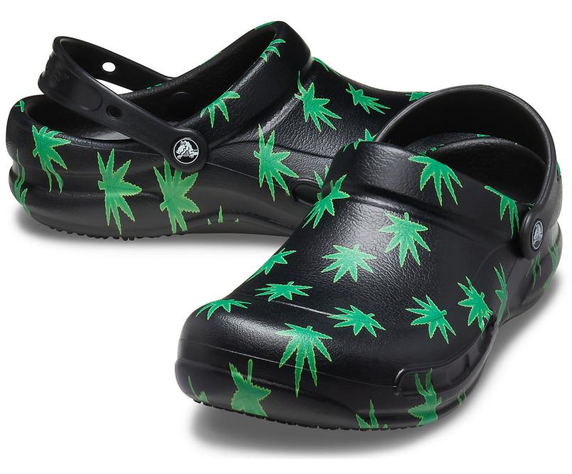Clogs | Women/Men Crocs Bistro Graphic Clog Black / Green