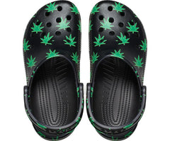 Clogs | Women/Men Crocs Classic Hemp Leaf Clog Black
