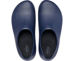 Clogs | Women/Men Crocs Crocs On-The-Clock Work Slip-On Navy