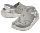 Clogs | Women/Men Crocs LiteRide™ Clog Smoke / Pearl White