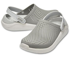 Clogs | Women/Men Crocs LiteRide™ Clog Smoke / Pearl White