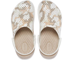 Clogs | Women/Men Crocs LiteRide™ Printed Camo Clog Almost White