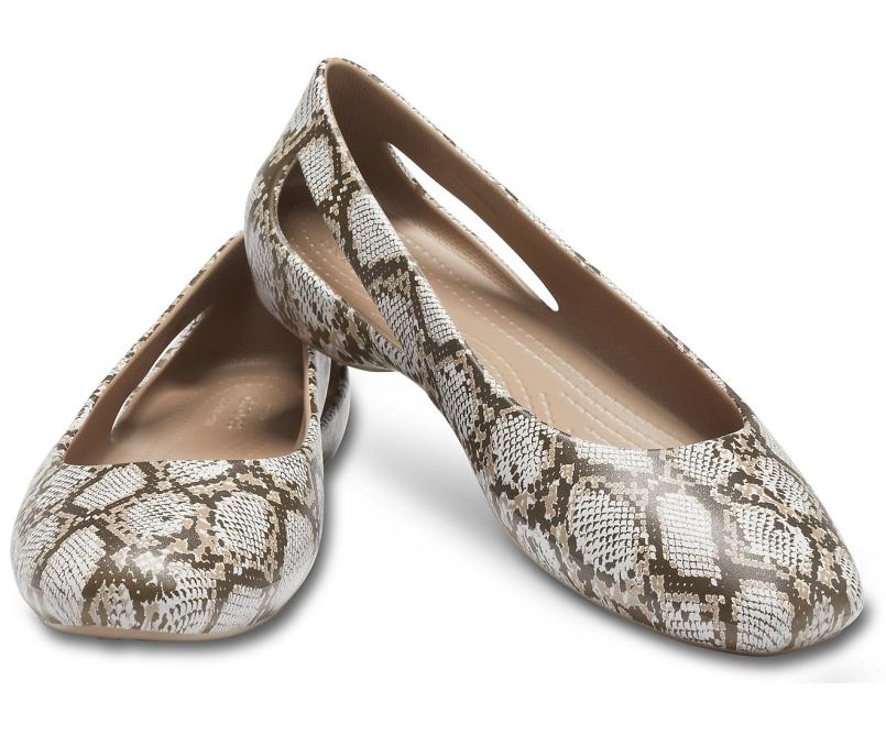 Flats | Women Crocs Crocs Sloane Graphic Flat Mushroom