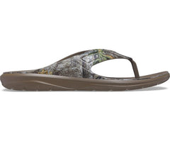 Flip-Flops | Men Crocs Swiftwater™ Realtree Edge® Wave Flip Walnut