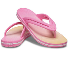 Flip-Flops | Women Crocs Crocband™ Ombre Flip Pink Lemonade / Multi