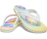 Flip-Flops | Women Crocs Crocband™ Tie-Dye Flip White / Multi