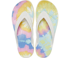 Flip-Flops | Women Crocs Crocband™ Tie-Dye Flip White / Multi