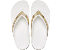 Flip-Flops | Women Crocs Crocs Sloane Shine Wedge Flip White
