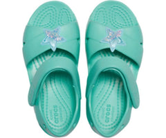 Sandals | Girls Crocs Kids' Classic Cross-Strap Charm Sandal Pistachio