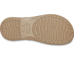 Sandals | Men Crocs Santa Cruz Canvas Flip Khaki / Walnut