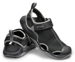 Sandals | Men Crocs Swiftwater™ Mesh Deck Sandal Black