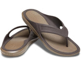 Sandals | Men Crocs Swiftwater™ Wave Flip Espresso / Walnut