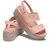 Sandals | Women Crocs Crocs Brooklyn Low Wedge Pale Blush / Mushroom