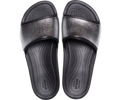 Sandals | Women Crocs Crocs Sloane Shine Low Slide Black