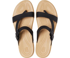 Sandals | Women Crocs Crocs Tulum Toe Post Sandal Black / Tan