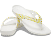 Sandals | Women Crocs Kadee II Printed Flip White / Yellow Daisy