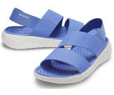 Sandals | Women Crocs LiteRide™ Stretch Sandal Lapis/white