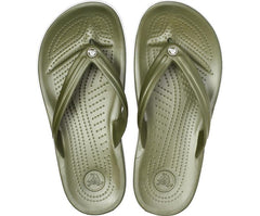 Sandals | Women/Men Crocs Crocband™ Flip Army Green / White
