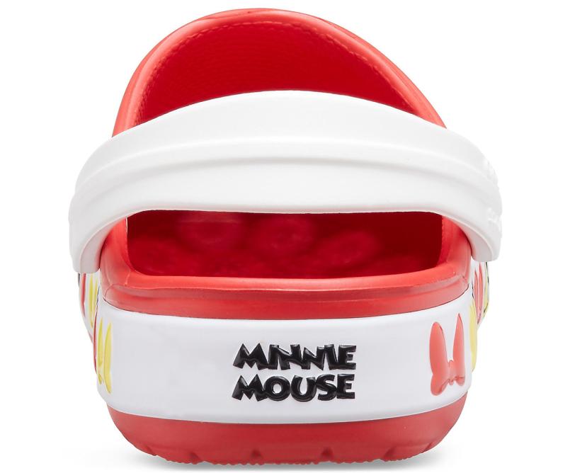 Clogs | Girls Crocs Kids&#039; Crocs Fun Lab Disney Minnie Mouse Band Clog Flame