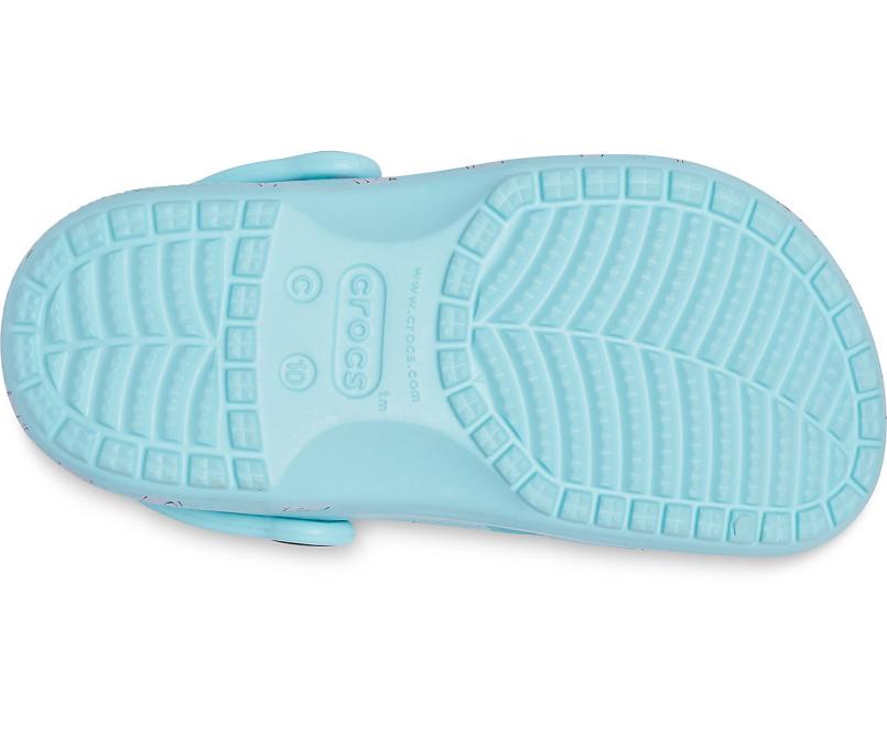 Clogs | Girls/Boys Crocs Kids&#039; Baya Graphic Clog Ice Blue