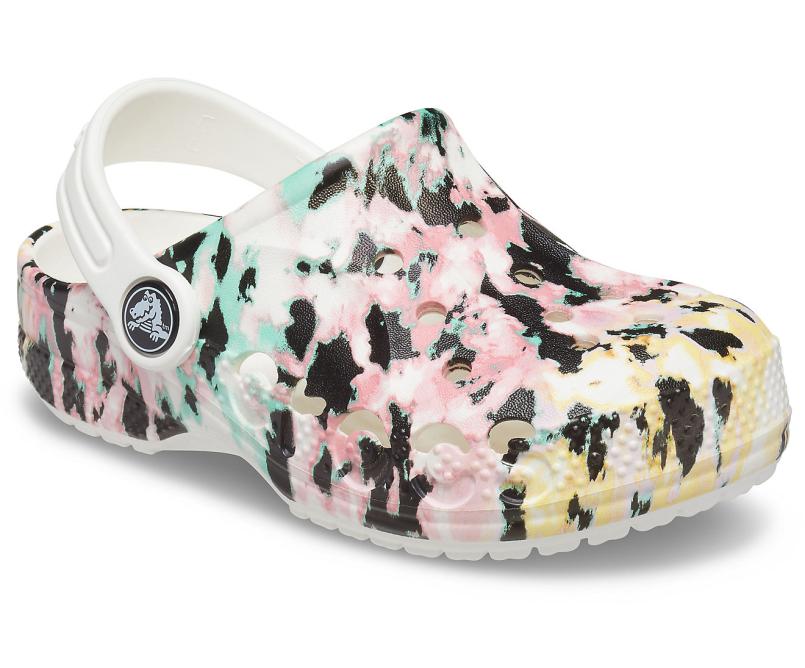 Clogs | Girls/Boys Crocs Kids&#039; Baya Graphic Clog Multi / White