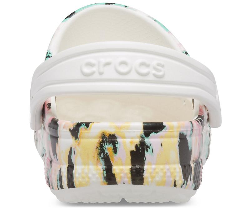 Clogs | Girls/Boys Crocs Kids&#039; Baya Graphic Clog Multi / White