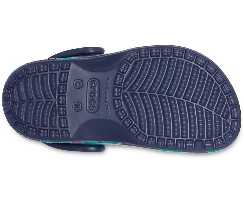 Clogs | Girls/Boys Crocs Kids&#039; Baya Graphic Clog Navy / Multi