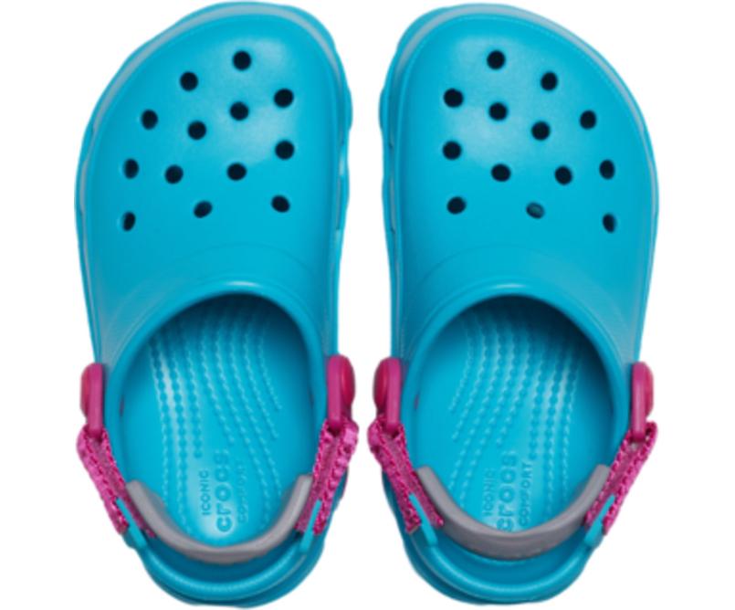 Clogs | Girls/Boys Crocs Kids&#039; Classic All-Terrain Clog Digital Aqua