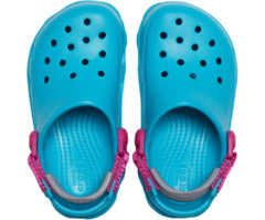 Clogs | Girls/Boys Crocs Kids&#039; Classic All-Terrain Clog Digital Aqua