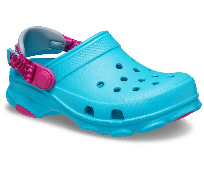 Clogs | Girls/Boys Crocs Kids&#039; Classic All-Terrain Clog Digital Aqua
