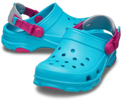 Clogs | Girls/Boys Crocs Kids&#039; Classic All-Terrain Clog Digital Aqua