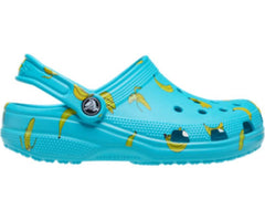 Clogs | Girls/Boys Crocs Kids&#039; Classic Food Print Clog Digital Aqua
