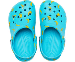 Clogs | Girls/Boys Crocs Kids&#039; Classic Food Print Clog Digital Aqua