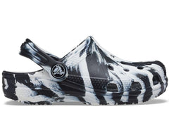 Clogs | Girls/Boys Crocs Kids&#039; Classic Marbled Clog White / Black