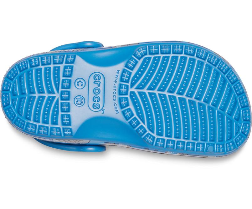 Clogs | Girls/Boys Crocs Kids&#039; Classic Shark Clog Prep Blue