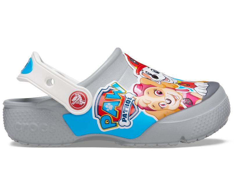 Clogs | Girls/Boys Crocs Kids&#039; Crocs Fun Lab Paw Patrol™ Clog Light Grey