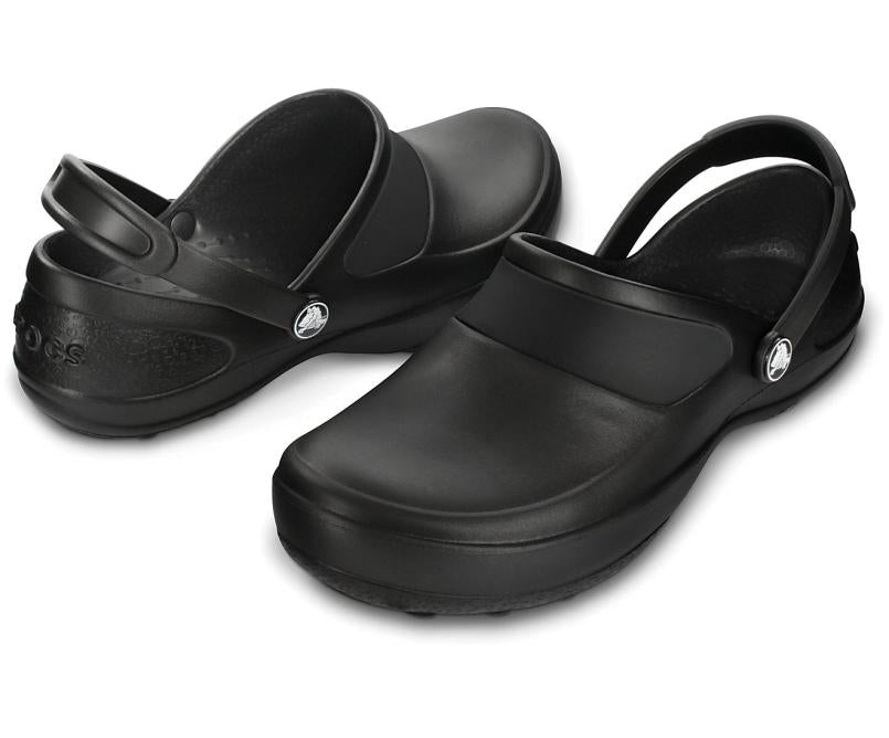 Clogs | Women Crocs Mercy Work Clog Black / Black