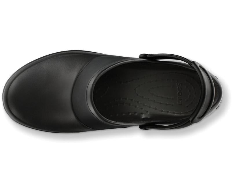Clogs | Women Crocs Mercy Work Clog Black / Black