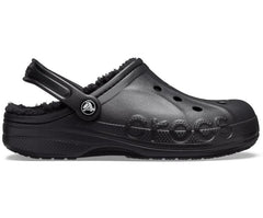 Clogs | Women/Men Crocs Baya Lined Clog Black / Black