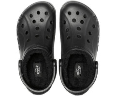 Clogs | Women/Men Crocs Baya Lined Clog Black / Black