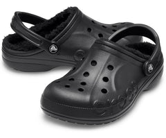 Clogs | Women/Men Crocs Baya Lined Clog Black / Black